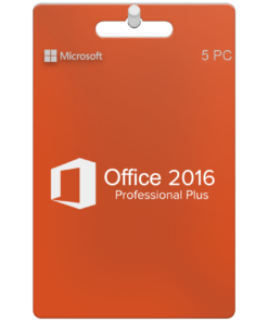 Office 2016 Professional Plus Key (5 PC)